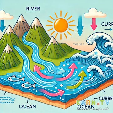 การไหลของน้ำในแม่น้ำและทะเล